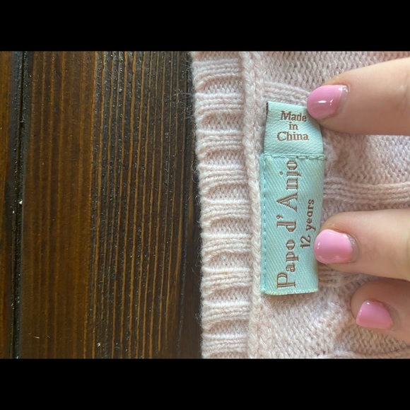 Light pink cashmere sweater - Picture 4 of 4